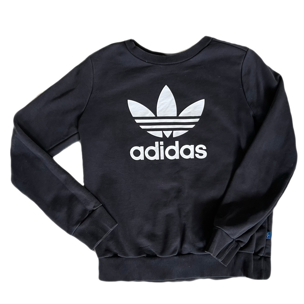 Small Womens Adidas Black Sweatshirt, super cozy, perfect condition